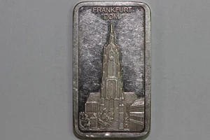 Frankfurt Dom Degussa 1 Troy Ounce Fine Silver 999 Bar BU (NUM6575) - Picture 1 of 2