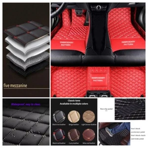 For NISSAN Altima Car Floor Mats Custom All Weather Car Carpets Waterproof - Foto 1 di 35