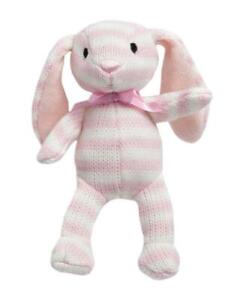 Fao Schwarz Pink Toy Plush Easter Mini Bunny Rabbit 7"