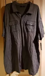 NWT Apt 9 Black Casual Polo Shirt With Pockets Mens Size 4XB MSRP $50 - Picture 1 of 3