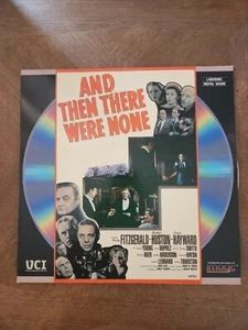 "And Then There Were None" Laserdisc LD Extended Play - Barry Fitzgerald - Picture 1 of 6