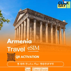 [eSIM] Armenia Travel e-SIM haute vitesse 3 Go 4G/5G données pendant 30 jours (données uniquement). - Photo 1 sur 7