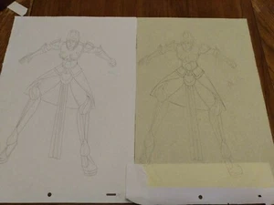 Hulk versus Thor animation art concept cels DARK ELVES production art marvel - Picture 1 of 5
