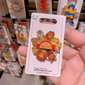 Disney 2025 pin Lion king simba mufasa pumbaa spinner disneyland shanghai - Picture 1 of 1