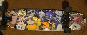 Custom Pokemon Cruiser Longboard (32") w/Thunder Trucks/Spitfire Changing Tool - Picture 1 of 4