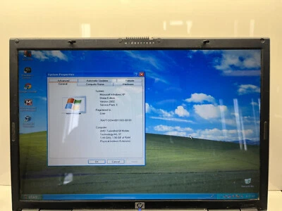 HP dv8220ca Laptop AMD Turion ML-37 @ 2 GHz 2GB RAM 160GB HDD WinXP Bad Keyboard - Image 1 of 4