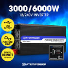 Atem Power Pure Sine Wave Power Inverter 12V to 240V 3000W/6000W Camping