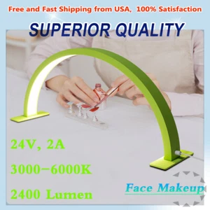 Halbmondlicht LED Schreibtischleuchte Helligkeit anpassen Nail Art Schönheitssalon Hautpflege - Bild 1 von 17