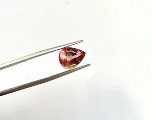 3.10 carat pinkish pink Tourmaline pear Faceted cutstone for pendant Natural gem - Picture 1 of 10