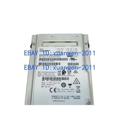 HPE MO001600JWTBT 1.6TB 12G SAS Mixed Use SFF 2.5" Enterprise SSD KPM51VUG1T60 - Image 1 of 3