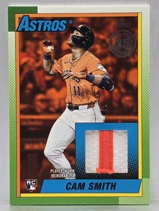 2025 Topps Update Series Cam Smith 1990 Topps Relic Orange 18/25 RC 90RU-CS - Picture 1 of 2