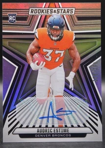 2024 Panini Rookies & Stars Audric Estime #105 Rookie Auto /299 Denver Broncos - Picture 1 of 2