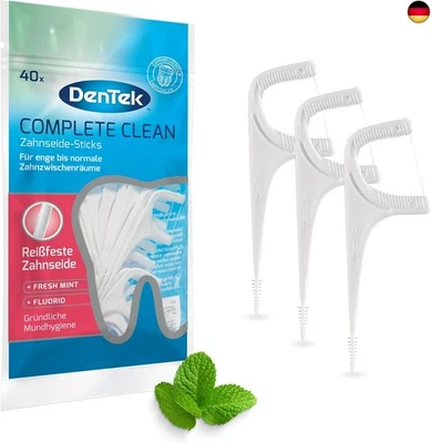 Dentek Complete Clean Zahnseide Sticks - reißfest - Zahnreinigung der