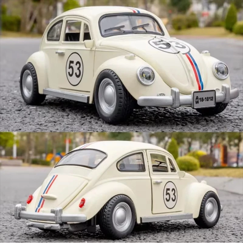 1:18 VOLKSWAGEN Escarabajo Coche Aleación Modelo Diecast con Luz de Sonido Niños Regalo NUEVO Foto 1 de 4
