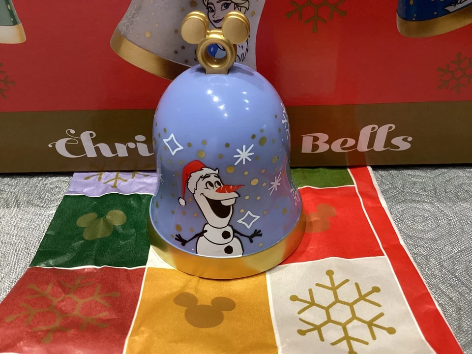 MORRISONS Disney Christmas Party 2025 Olaf Bell Tree Decoration Ornament - Image 1 of 1