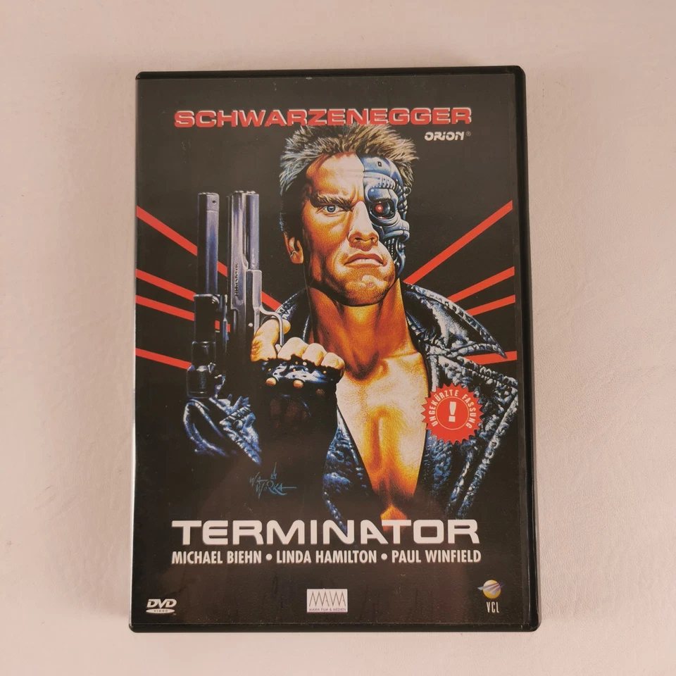 Terminator DVD ungekürzte Fassung MAWA VCL Schwarzenegger Action Sci-Fi FSK18 - Bild 1 von 4
