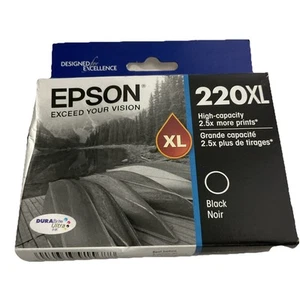 Original OEM Epson 202XL schwarze Tintenpatrone T202XL120 versiegelt 202 XL Ablaufdatum 2026+ - Bild 1 von 3