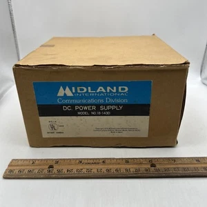 Zasilacz radia cb Midland model 18-143D NOS idealny w pudełku kompletny - Zdjęcie 1 z 11