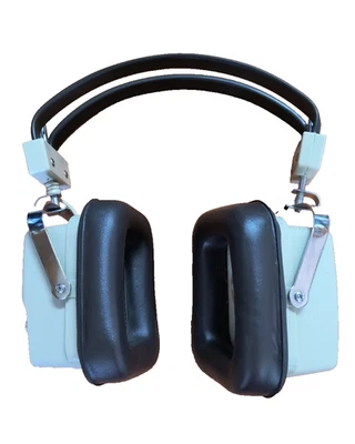 复古 Archer 便携式调幅收音机棚耳机 带双扬声器 20 世纪 60 年代工作 — 第 1/4 张图片