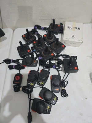 Atari 2600 Joystick/Paddle/Wheel Lot TESTED AND WORKING!  - Image 1 of 4
