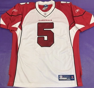 Authentic Arizona Cardinals Mike Barr #5 On Field Reebok Mens NFL Jersey 50 - Image 1 of 4