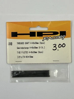 HPI Racing #A149 (Threaded Shaft 4-40x59mm) 4pcs - Image 1 of 2