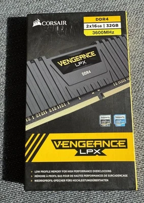 CORSAIR - VENGEANCE LPX 32GB (2x16GB) DDR4 3600MHz C18 UDIMM Desktop Memory -... - Image 1 of 4