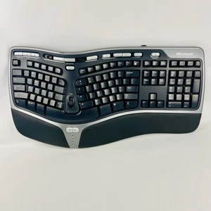 Teclado ergonómico natural Microsoft 4000 v1.0 KU-0462 USB con cable Envío y devolución gratuitos - Imagen 1 de 6