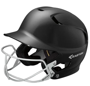 Easton Z5 Solid Gloss Batting Helmet w/ Mask - Senior Size - Black - Picture 1 of 1
