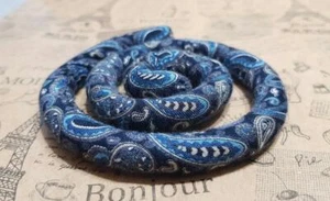 Spiralkrawatte Loc Haargummi Dreadlocks Denim Haargummi Dreadlock Accessoires - Bild 1 von 8