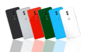 Pegatina de piel texturizada para OnePlus 6T - carbono - brillo - mate - Imagen 1 de 20