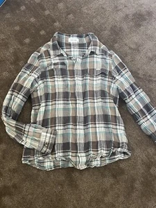 Boys Celine Shorts Checked Size 140 9 10 11 Kids Children Top Long Sleeve - Picture 1 of 6