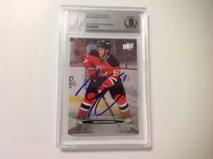 Adam Henrique Signed UD Upper Deck Young Guns Card RC Beckett BAS BGS d - Picture 1 of 2