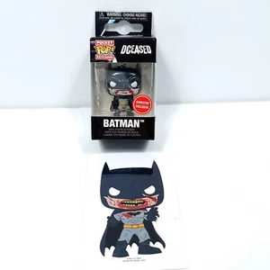 Funko POP! Keychain DCeased Batman Bloody CHASE Gamestop With Sticker NEW - Picture 1 of 4