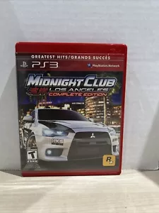 Midnight Club: Los Angeles - Complete Edition (PlayStation 3, 2009) No Manual - Picture 1 of 7