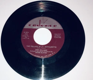 Andy Williams The Village Of St. Bernadette/I’m So Lonesome I Could Cry 23W17 - Picture 1 of 4