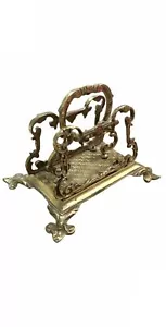 porta tovaglioli vintage ottone oro antico - Foto 1 di 4