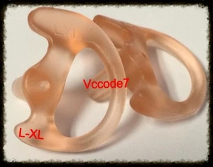 2 PENDIENTES DE GEL CUBIERTO X-LRG COLOR CARNE X IZQUIERDO INSERTO OREJA ABIERTA xts ht - Imagen 1 de 1