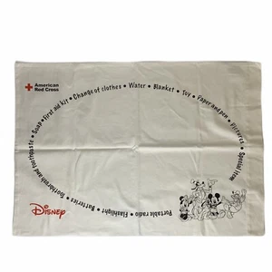 Disney American Red Cross Emergency Preparedness Pillowcase Mickey Minnie 30” - Picture 1 of 9