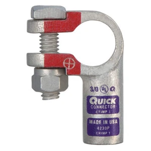 FUSION 4230P Battery Terminal,Left Elbow,Crimp 25KD23 - Picture 1 of 2