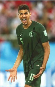 NIGERIA & BRIGHTON: LEON BALOGUN SIGNED 6x4 WORLD CUP ACTION PHOTO+COA - Picture 1 of 1