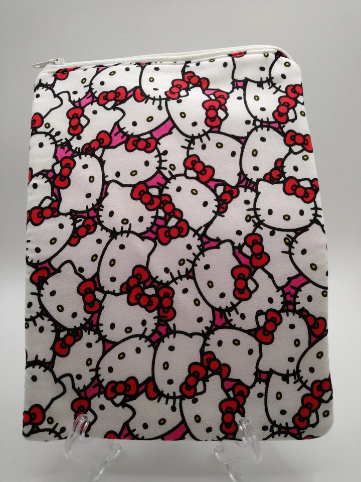 Handmade small zipper bag made with Hello Kitty Licensed fabric - Image 1 of 1