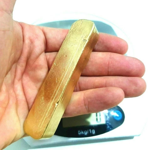 223 Grams Scrap bar for Recovery Melted Different Computer Coin Pins Cover