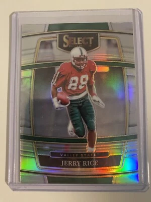 Jerry Rice 2022 Panini Select Draft Picks Silver Prizm Concourse #53 - Image 1 of 2