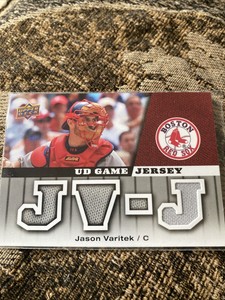 2009 Upper Deck - UD Game Jersey #GJ-JV Jason Varitek (MEM)