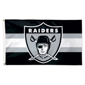 Los Angeles Raiders Football 3x5ft Classic Retro Logo Flag Ideal NFL Gift Banner - Picture 1 of 1