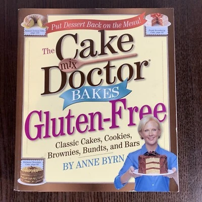 The Cake Mix Doctor Bakes Gluten Free Signed Autographed By Anne Byrn First Ed Foto 1 de 4