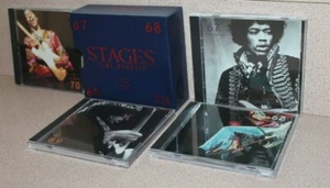 Jimi Hendrix Stages 4 CD boxset Stockholm Paris San Diego Atlanta - Picture 1 of 5