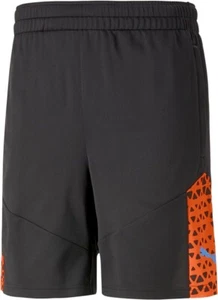 Puma Men's Individual Cup Training Dry Cell Shorts Black/Orange sz XL NWT - Picture 1 of 4