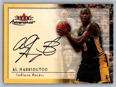 2000-01 Fleer Tradition #NNO Autógrafos Al Harrington - Casi Nuevo-Como Nuevo *Tarjetas de texto* Foto 1 de 2